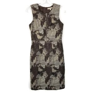Banana Republic Brown Metallic Sheath Dress